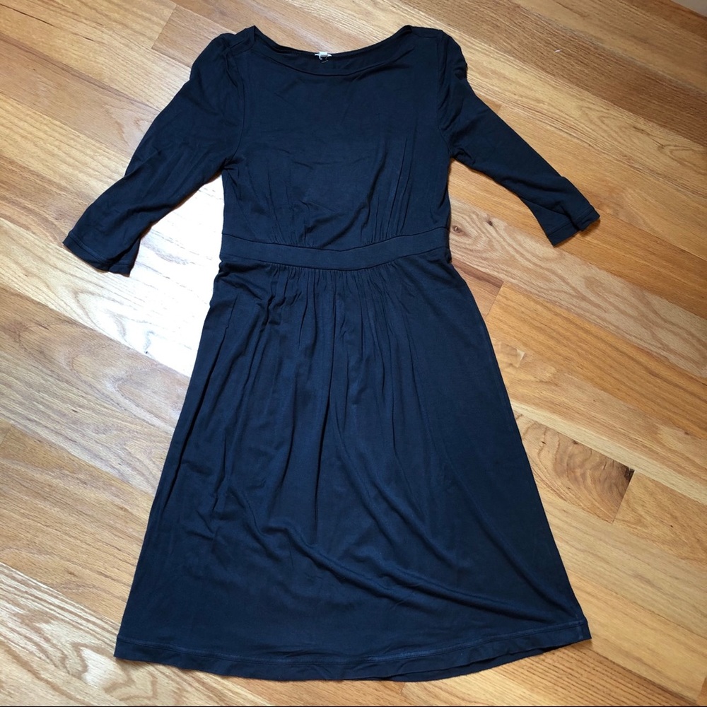 J. Crew Cotton Long Sleeve Jersey Dress | Sz XS - Picture 3 of 5